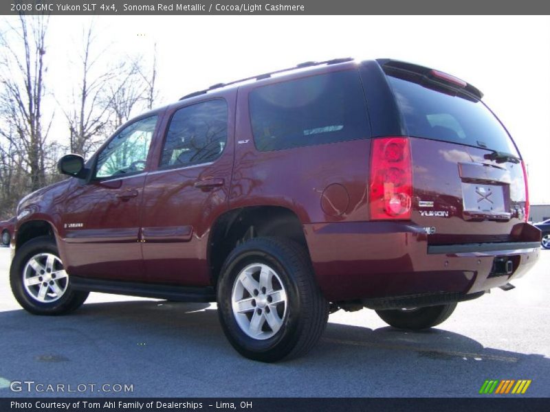 Sonoma Red Metallic / Cocoa/Light Cashmere 2008 GMC Yukon SLT 4x4