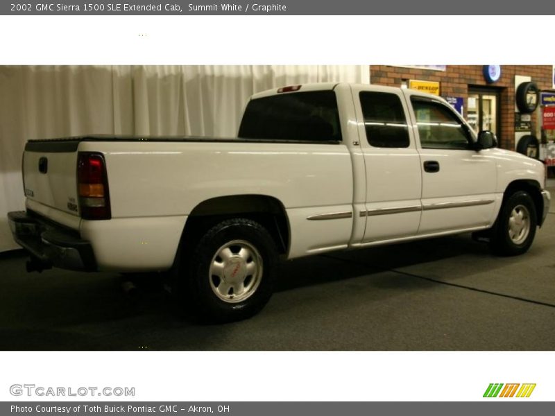 Summit White / Graphite 2002 GMC Sierra 1500 SLE Extended Cab