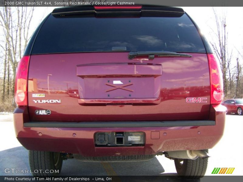 Sonoma Red Metallic / Cocoa/Light Cashmere 2008 GMC Yukon SLT 4x4