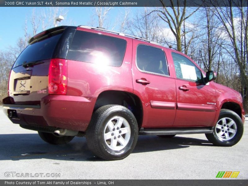 Sonoma Red Metallic / Cocoa/Light Cashmere 2008 GMC Yukon SLT 4x4