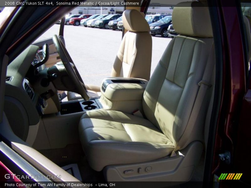 Sonoma Red Metallic / Cocoa/Light Cashmere 2008 GMC Yukon SLT 4x4