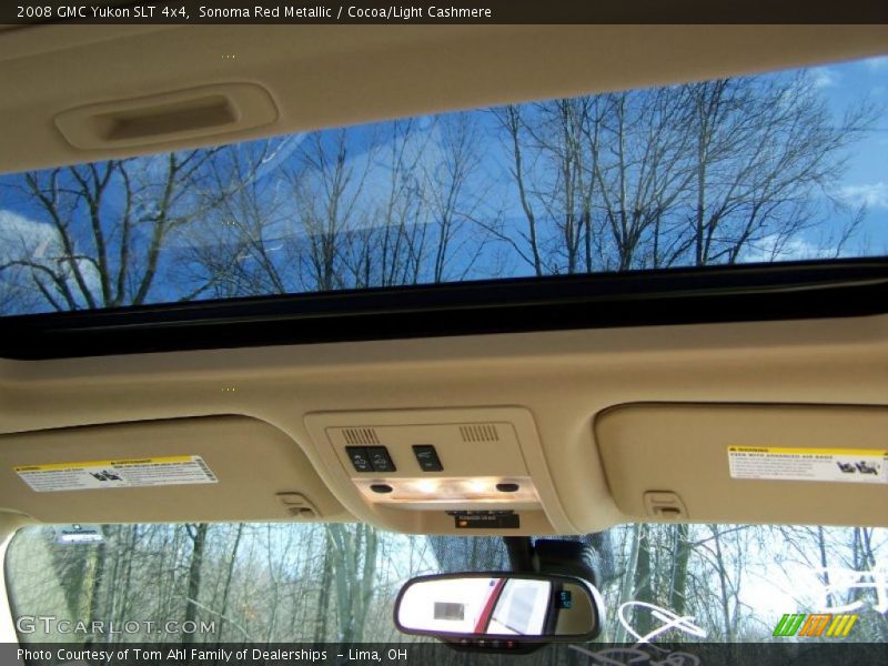 Sonoma Red Metallic / Cocoa/Light Cashmere 2008 GMC Yukon SLT 4x4