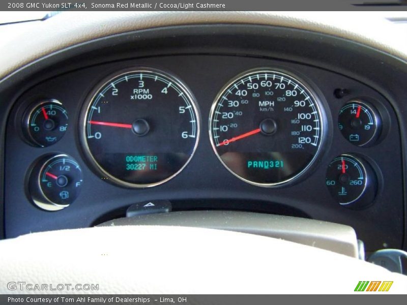 Sonoma Red Metallic / Cocoa/Light Cashmere 2008 GMC Yukon SLT 4x4