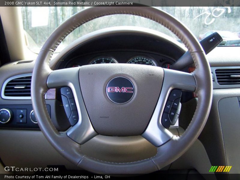 Sonoma Red Metallic / Cocoa/Light Cashmere 2008 GMC Yukon SLT 4x4
