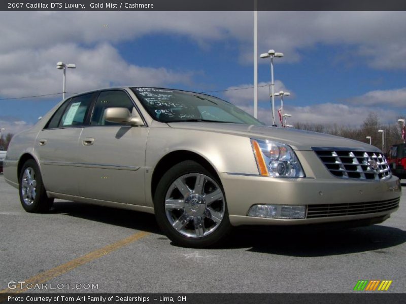 Gold Mist / Cashmere 2007 Cadillac DTS Luxury