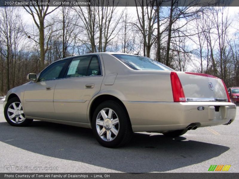Gold Mist / Cashmere 2007 Cadillac DTS Luxury