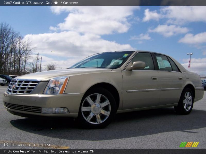 Gold Mist / Cashmere 2007 Cadillac DTS Luxury