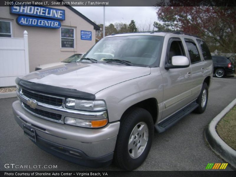 Silver Birch Metallic / Tan/Neutral 2005 Chevrolet Tahoe LT