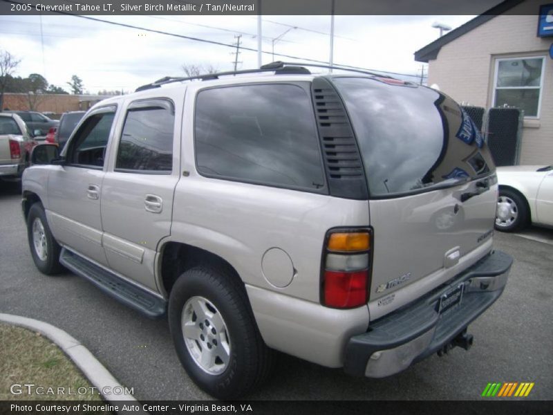 Silver Birch Metallic / Tan/Neutral 2005 Chevrolet Tahoe LT