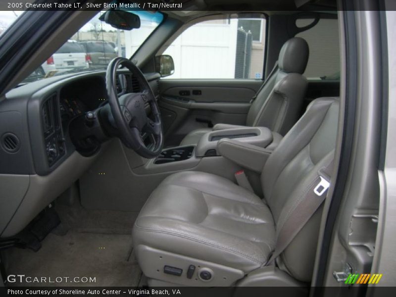 Silver Birch Metallic / Tan/Neutral 2005 Chevrolet Tahoe LT