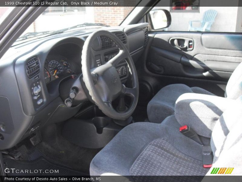Onyx Black / Medium Gray 1999 Chevrolet S10 LS Regular Cab