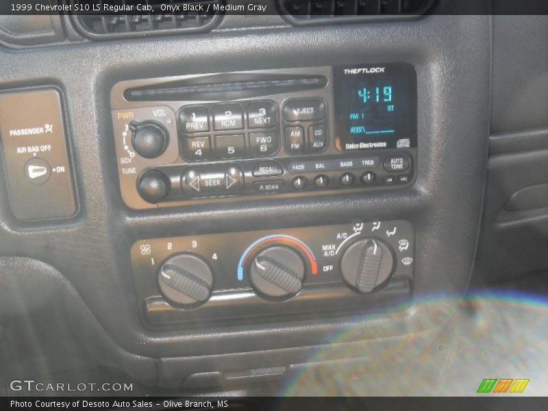 Onyx Black / Medium Gray 1999 Chevrolet S10 LS Regular Cab