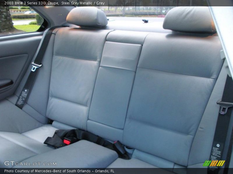 Steel Grey Metallic / Grey 2003 BMW 3 Series 330i Coupe