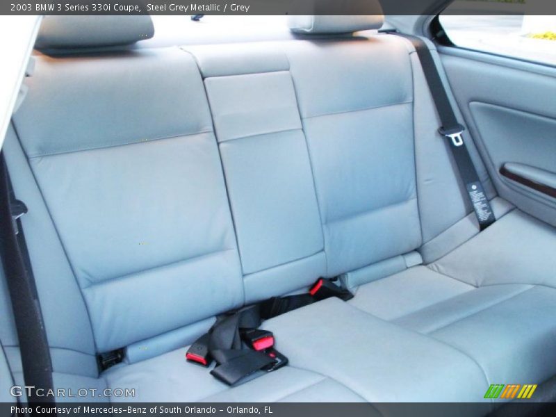 Steel Grey Metallic / Grey 2003 BMW 3 Series 330i Coupe