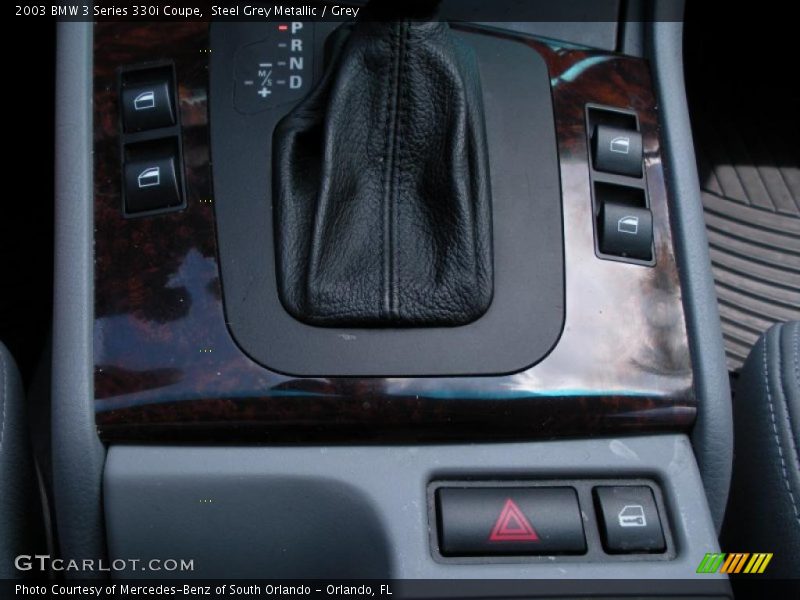 Steel Grey Metallic / Grey 2003 BMW 3 Series 330i Coupe