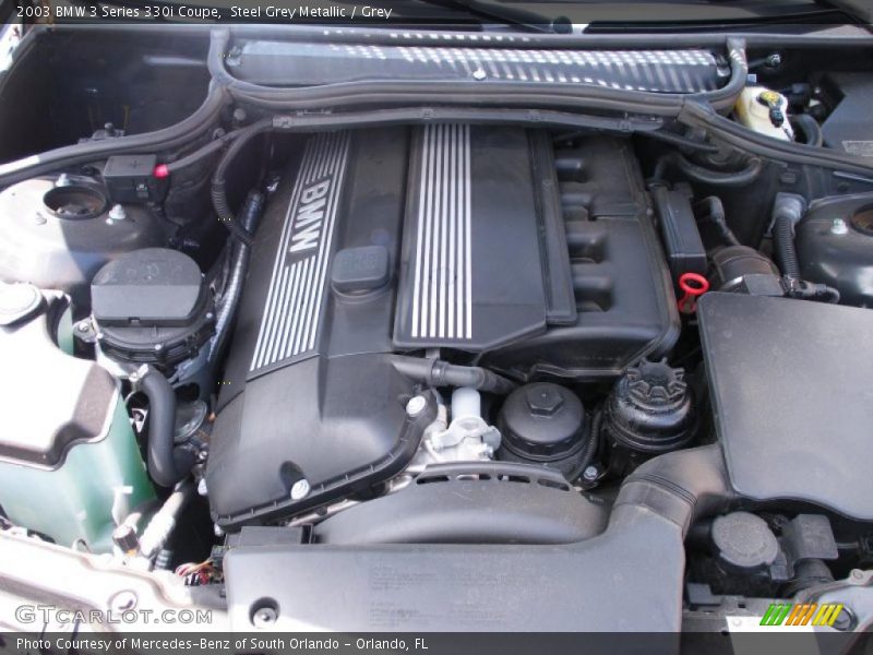 Steel Grey Metallic / Grey 2003 BMW 3 Series 330i Coupe