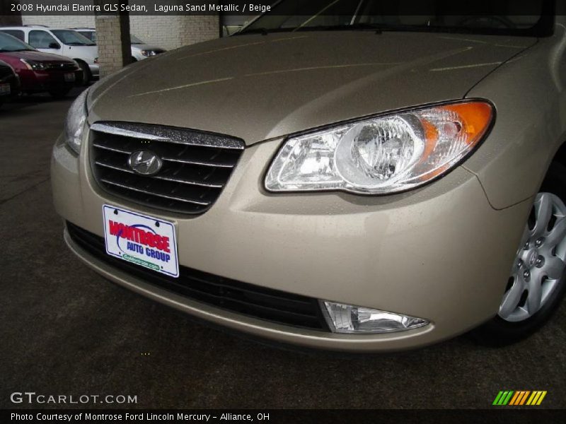 Laguna Sand Metallic / Beige 2008 Hyundai Elantra GLS Sedan
