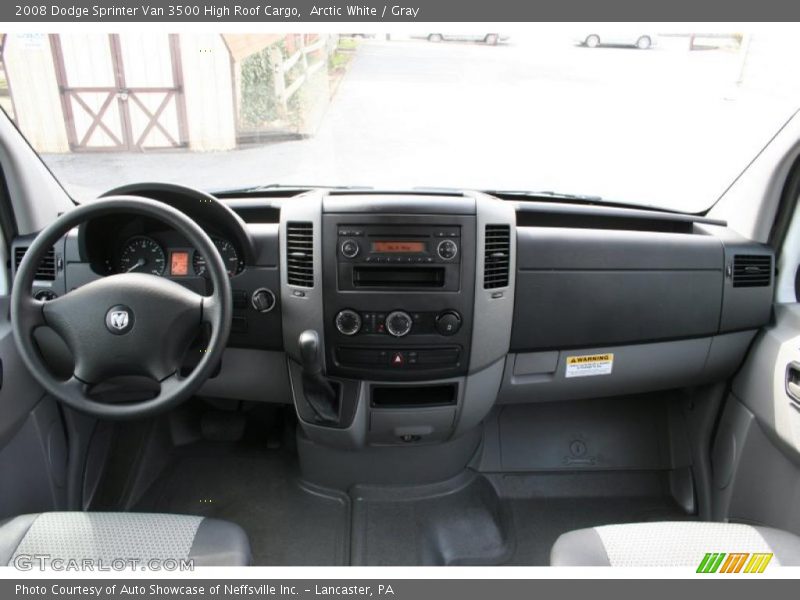 Arctic White / Gray 2008 Dodge Sprinter Van 3500 High Roof Cargo