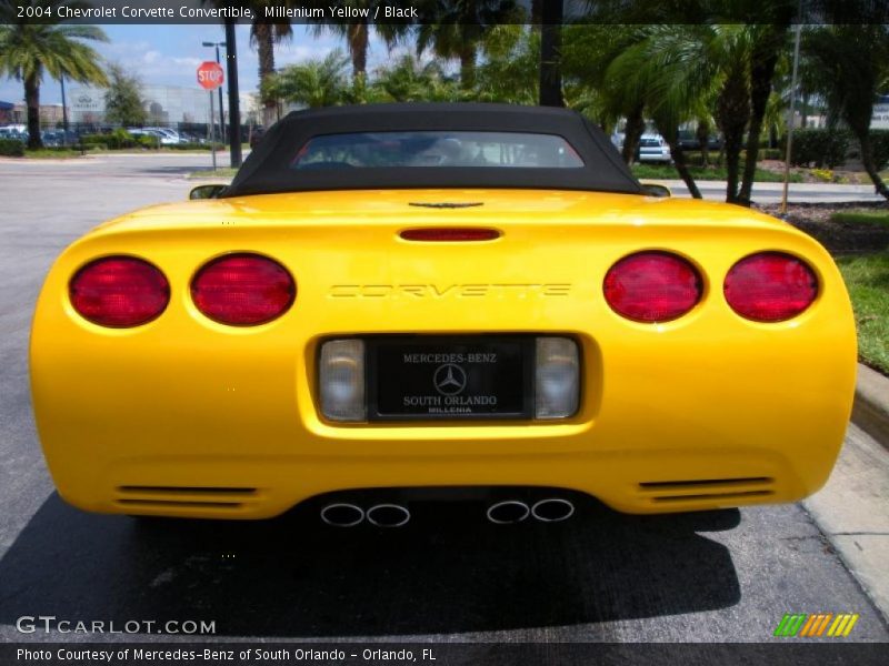 Millenium Yellow / Black 2004 Chevrolet Corvette Convertible