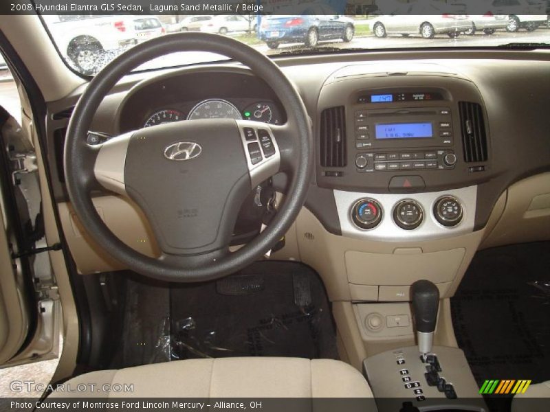 Laguna Sand Metallic / Beige 2008 Hyundai Elantra GLS Sedan