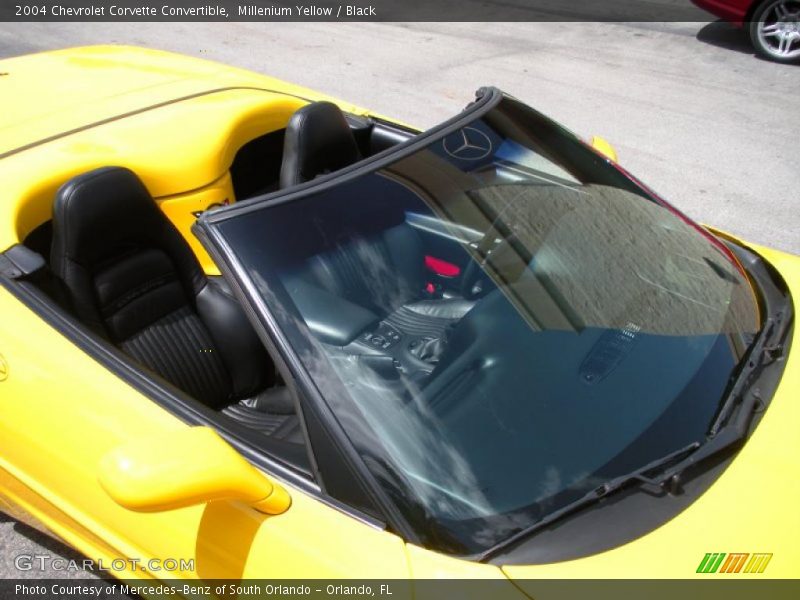 Millenium Yellow / Black 2004 Chevrolet Corvette Convertible