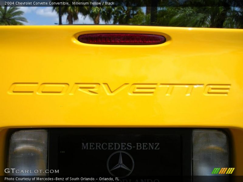 Millenium Yellow / Black 2004 Chevrolet Corvette Convertible