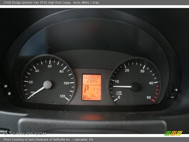 Arctic White / Gray 2008 Dodge Sprinter Van 3500 High Roof Cargo