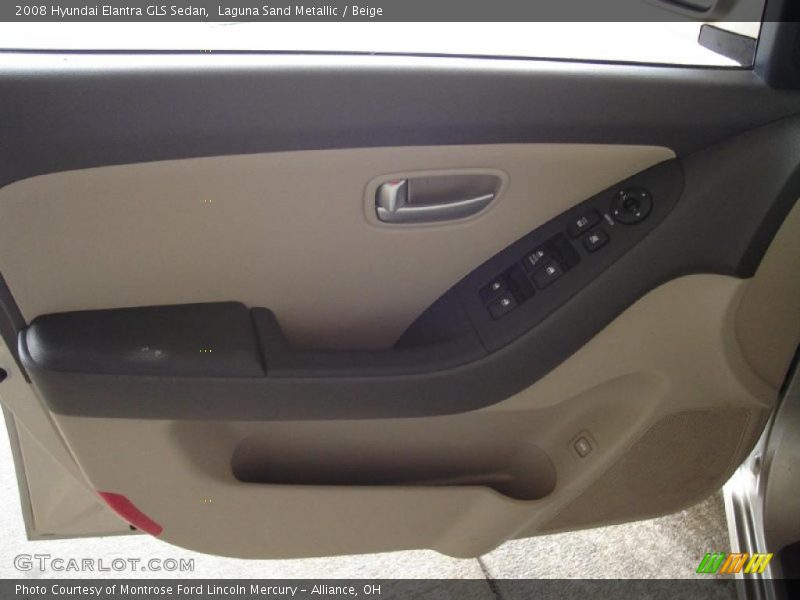 Laguna Sand Metallic / Beige 2008 Hyundai Elantra GLS Sedan