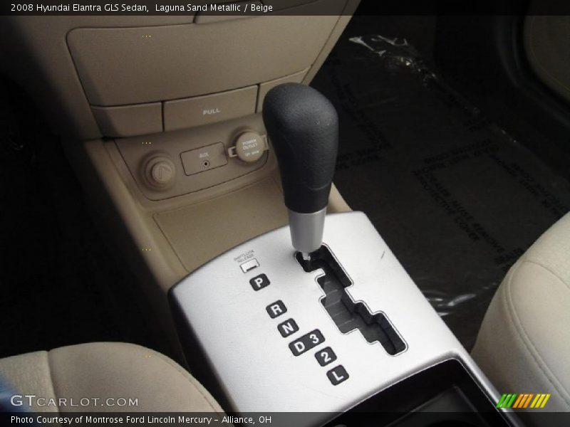 Laguna Sand Metallic / Beige 2008 Hyundai Elantra GLS Sedan
