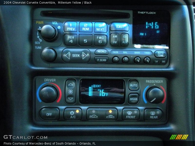 Millenium Yellow / Black 2004 Chevrolet Corvette Convertible