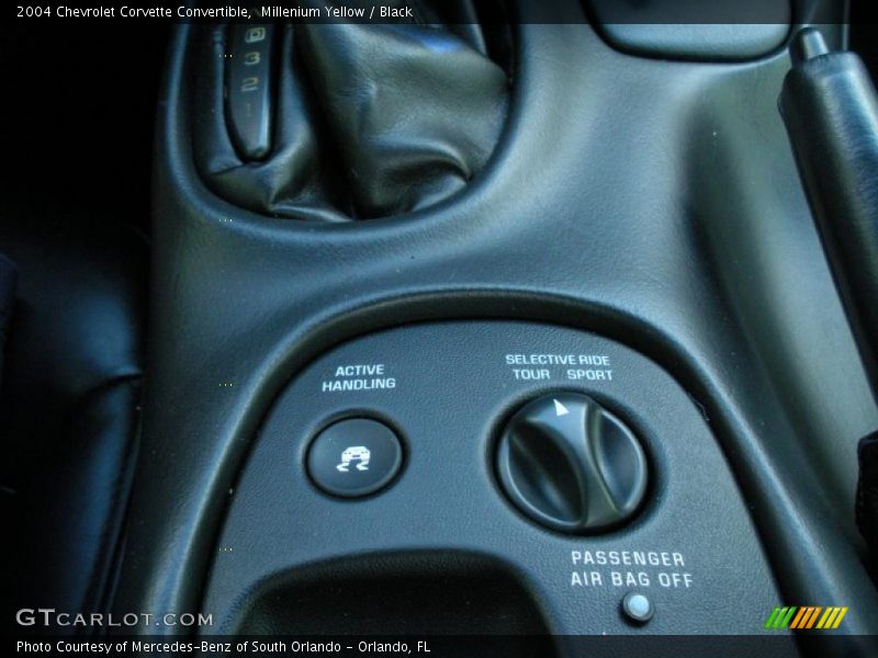 Millenium Yellow / Black 2004 Chevrolet Corvette Convertible