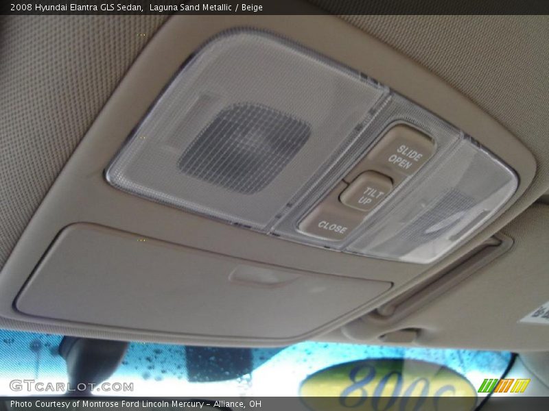 Laguna Sand Metallic / Beige 2008 Hyundai Elantra GLS Sedan
