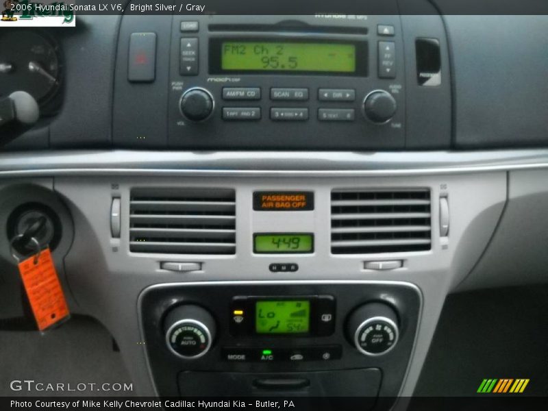 Bright Silver / Gray 2006 Hyundai Sonata LX V6