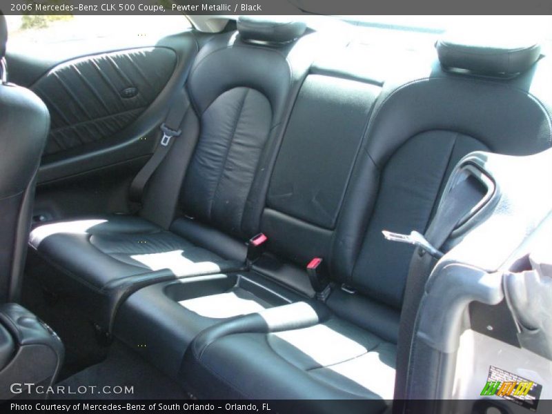 Pewter Metallic / Black 2006 Mercedes-Benz CLK 500 Coupe