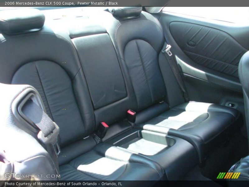 Pewter Metallic / Black 2006 Mercedes-Benz CLK 500 Coupe