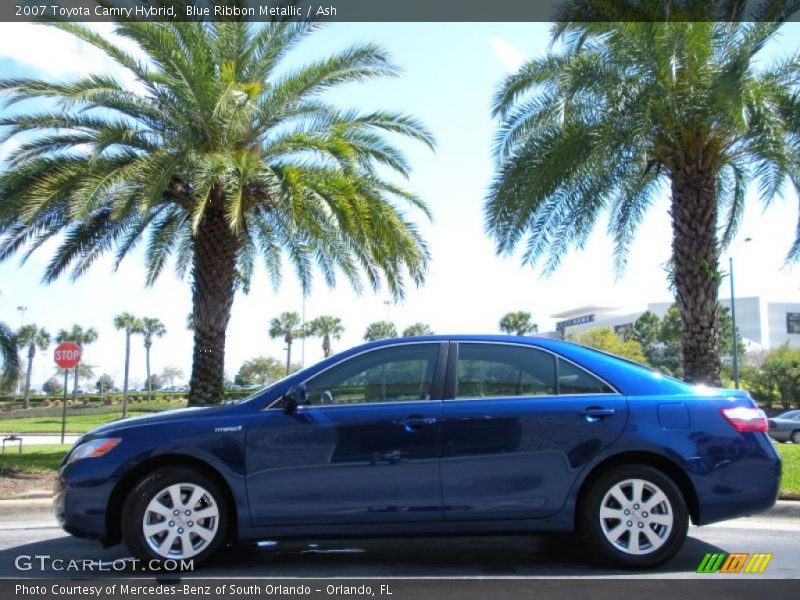 Blue Ribbon Metallic / Ash 2007 Toyota Camry Hybrid