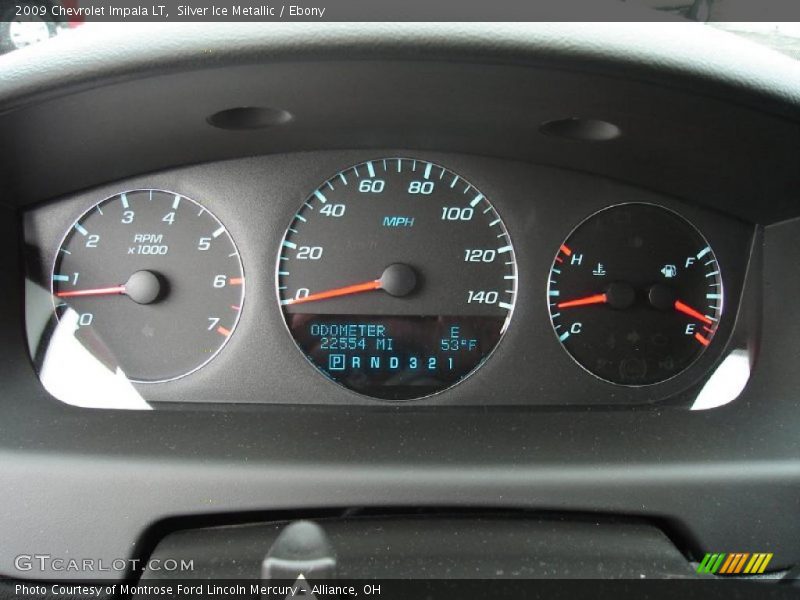 Silver Ice Metallic / Ebony 2009 Chevrolet Impala LT