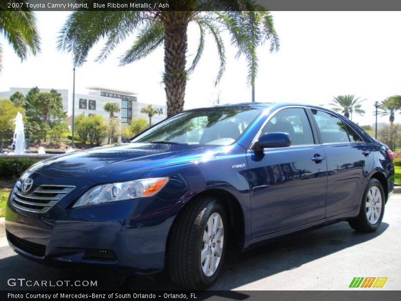 Blue Ribbon Metallic / Ash 2007 Toyota Camry Hybrid