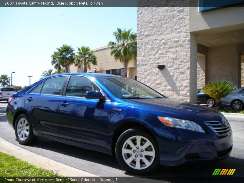 Blue Ribbon Metallic / Ash 2007 Toyota Camry Hybrid