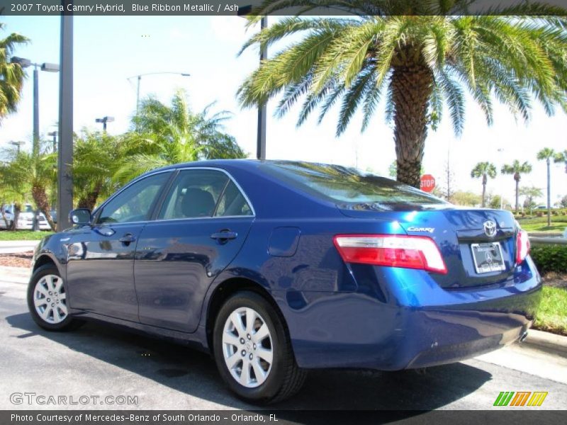 Blue Ribbon Metallic / Ash 2007 Toyota Camry Hybrid