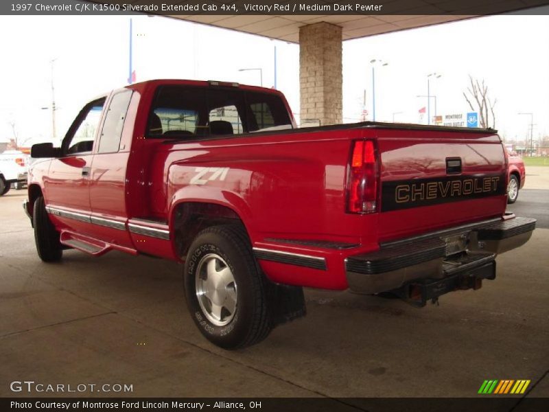 Victory Red / Medium Dark Pewter 1997 Chevrolet C/K K1500 Silverado Extended Cab 4x4