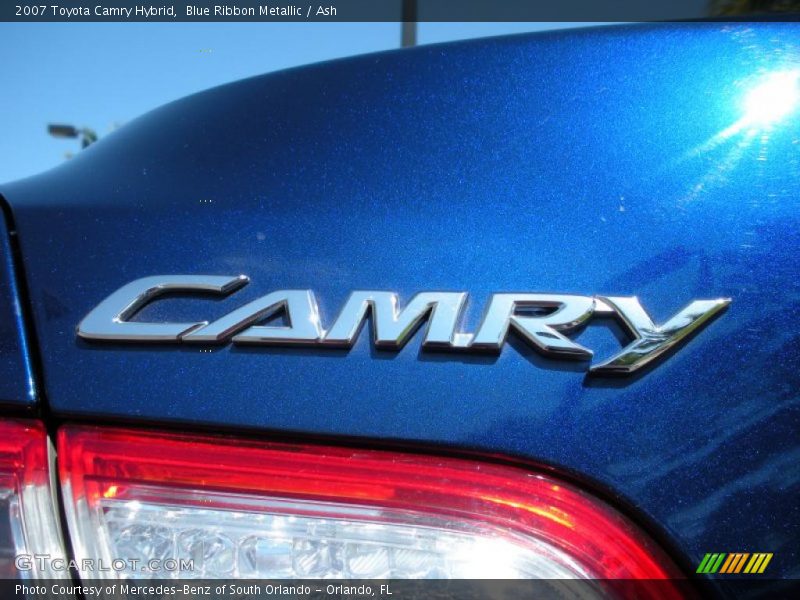 Blue Ribbon Metallic / Ash 2007 Toyota Camry Hybrid
