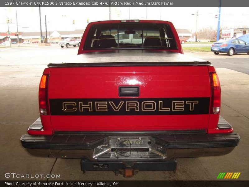 Victory Red / Medium Dark Pewter 1997 Chevrolet C/K K1500 Silverado Extended Cab 4x4
