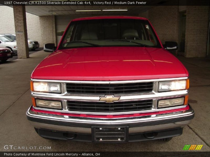 Victory Red / Medium Dark Pewter 1997 Chevrolet C/K K1500 Silverado Extended Cab 4x4