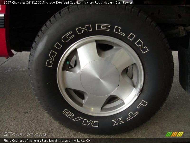 Victory Red / Medium Dark Pewter 1997 Chevrolet C/K K1500 Silverado Extended Cab 4x4