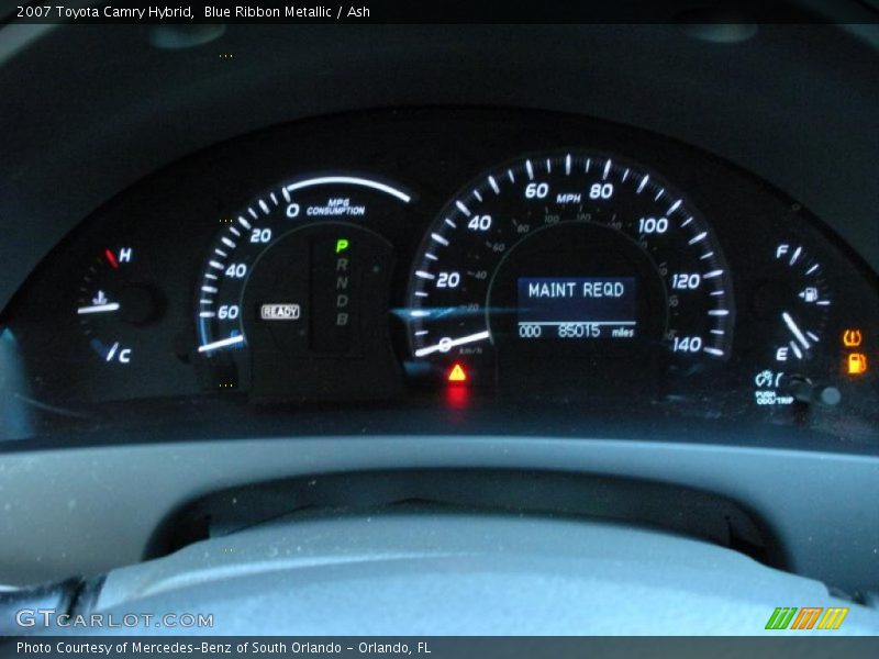 Blue Ribbon Metallic / Ash 2007 Toyota Camry Hybrid
