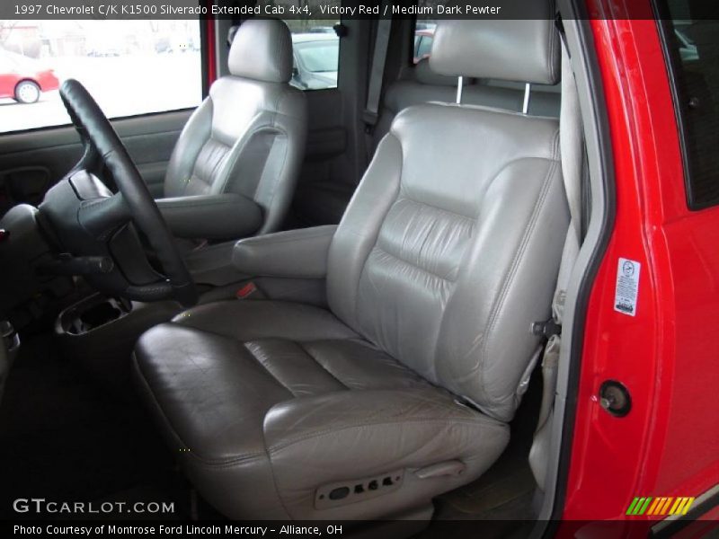 Victory Red / Medium Dark Pewter 1997 Chevrolet C/K K1500 Silverado Extended Cab 4x4