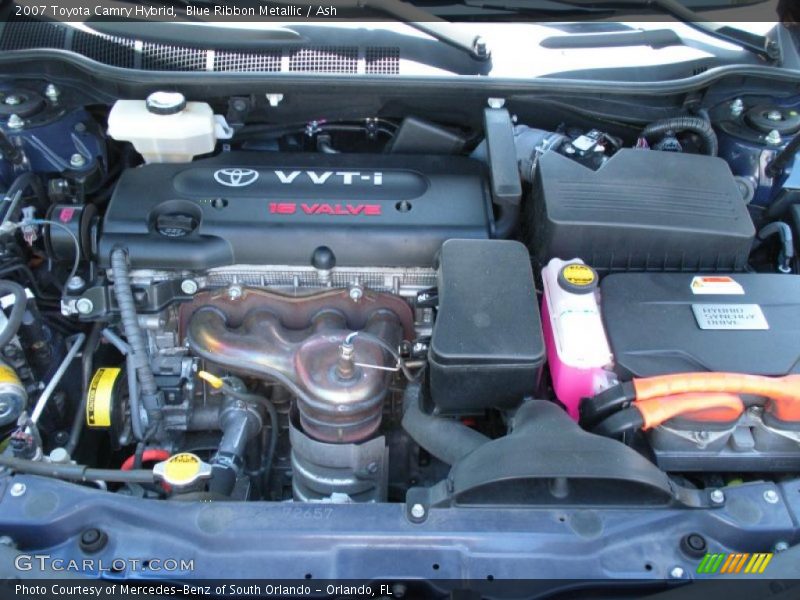 Blue Ribbon Metallic / Ash 2007 Toyota Camry Hybrid