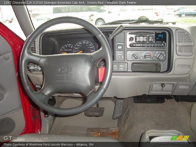 Victory Red / Medium Dark Pewter 1997 Chevrolet C/K K1500 Silverado Extended Cab 4x4
