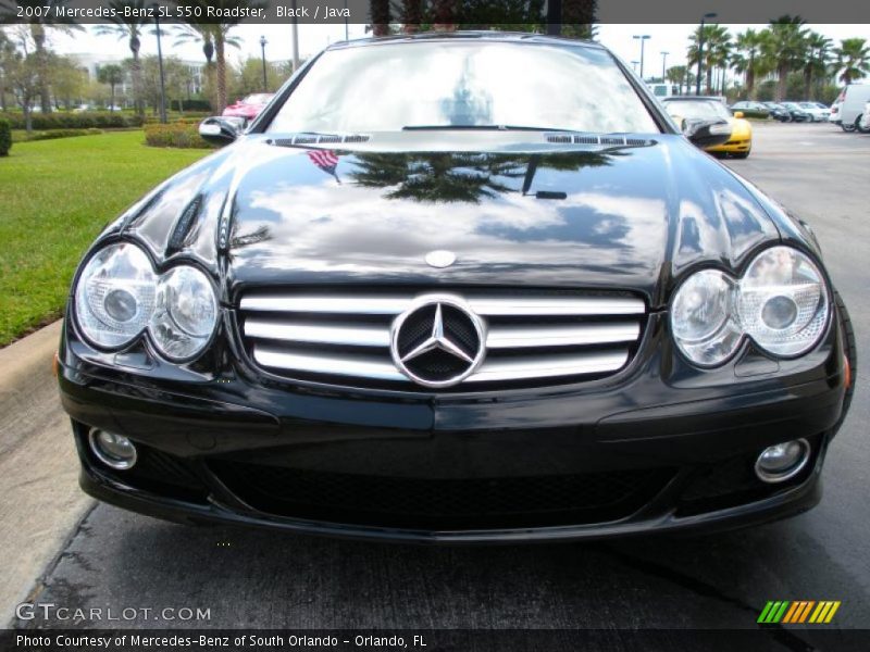 Black / Java 2007 Mercedes-Benz SL 550 Roadster